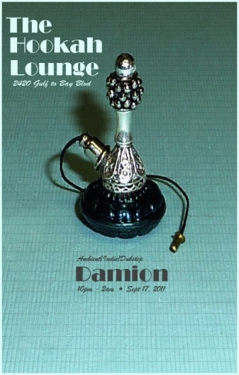 All sizes | The Hookah Lounge Flyer Sept 17th 2011 | Flickr - Photo Sharing! #hookah #loop #the #s #collective #show #poster #damion #typography