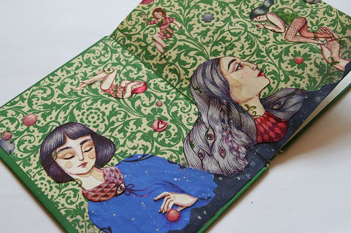 Magic Suitcase Illustration & Graphic Design - Dream Whisperers & Dreamgarden #illustration #collage #painting #garden #pattern #retro #paper