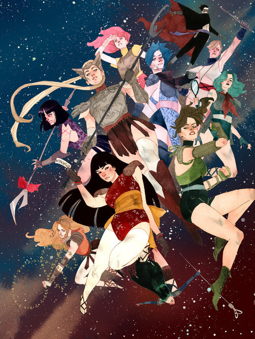supersonic electronic / art - Kevin Wada. The fantastic illustrations of Kevin... #superheros