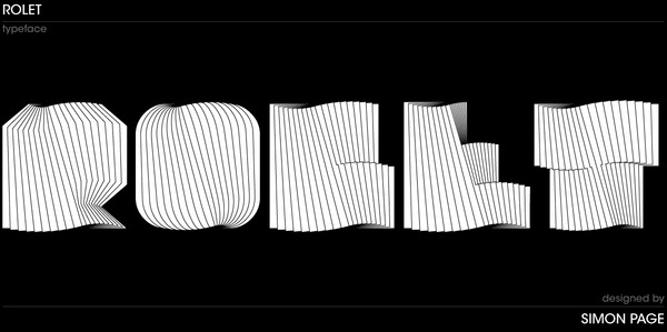 Rolet Typeface on the Behance Network #typography