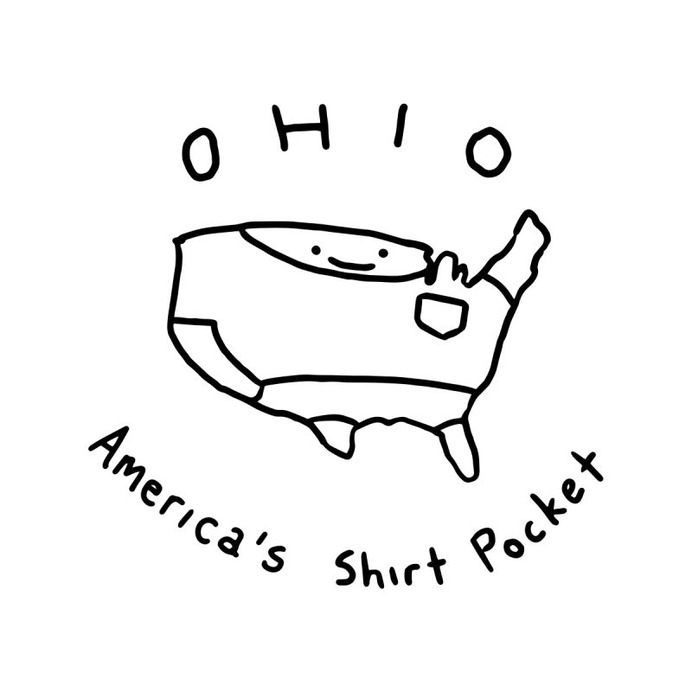 OHIO America's Shirt Pocket by Nathan W Pyle #illustration