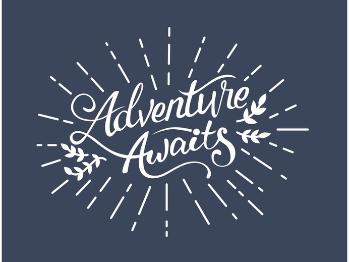 Hand lettering 0 Adventure Awaits