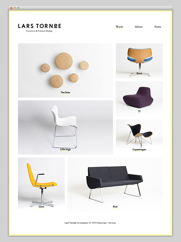 Lars Tornøe #website #layout #design #web