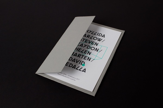 rize for Sculpture #branding #logo #wireframe #neon #green #turquoise #architecture #typography #invitation