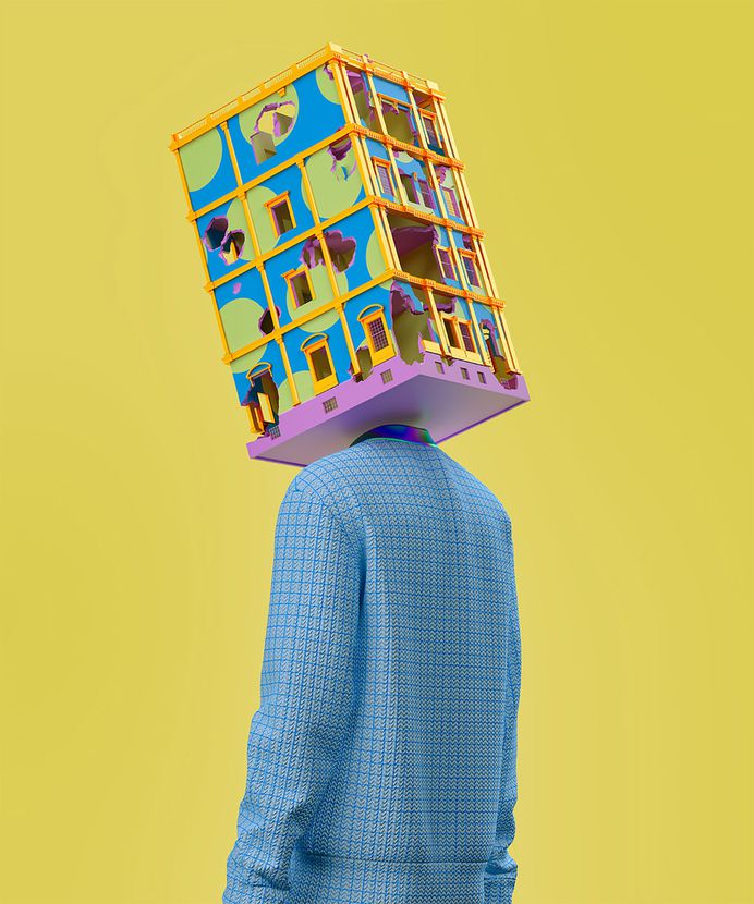 Like this? You'll love the rest of the series on mindsparklemag.com Surreal Scenes is an experimental series of 3D illustrations by Tokyo-based artist, Kota Yamaji. The surrealist designs are brought to life in Yamaji's signature use of bright, pop-art colour combinations.