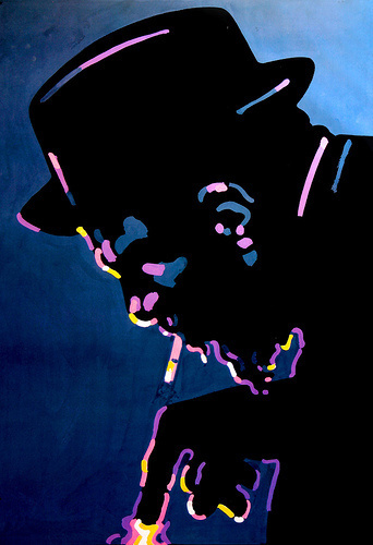 Designersgotoheaven.com Thelonious Monk art print by Waldemar Swierzy, 1992.Â (ViaÂ C. Moy) #54