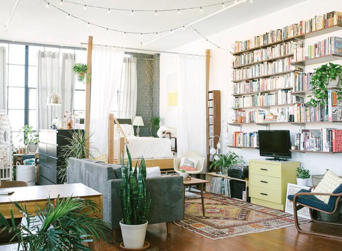 An Eclectic and Dreamy Loft For A Young, Book-Loving Family in Oakland, CA