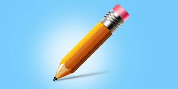 Pencil icon Free Psd. See more inspiration related to Icon, Icons, Web, Pencil, Elements, Psd, Web icons, Web elements, Files, Pencil icon and Horizontal on Freepik.