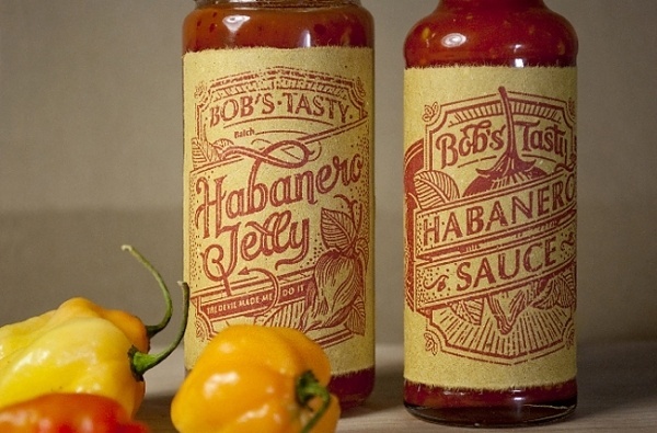 Bob's Tasty Habaneros Typography |Â Serifs & Sans #package