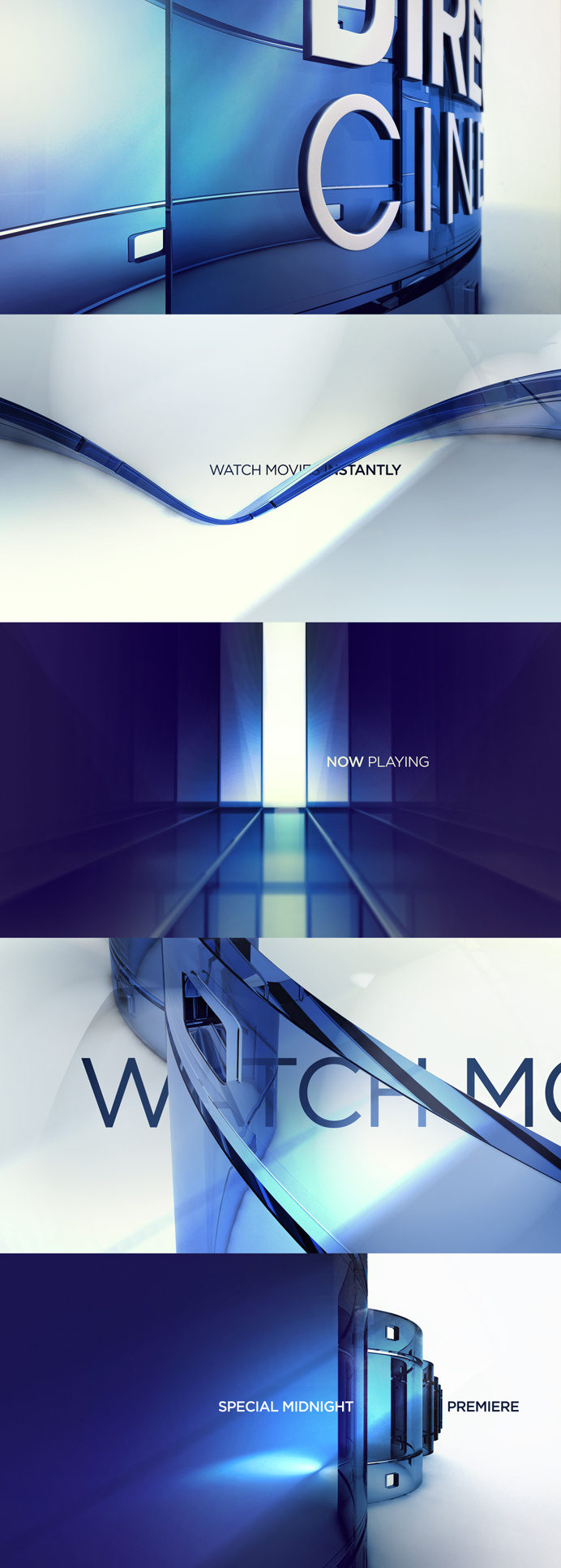 Blue Glass 3d