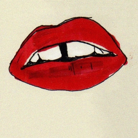 1022 | Flickr: Intercambio de fotos #teeth #aijon #beso #dientes #illustration #labios #jorge #mouth #kiss