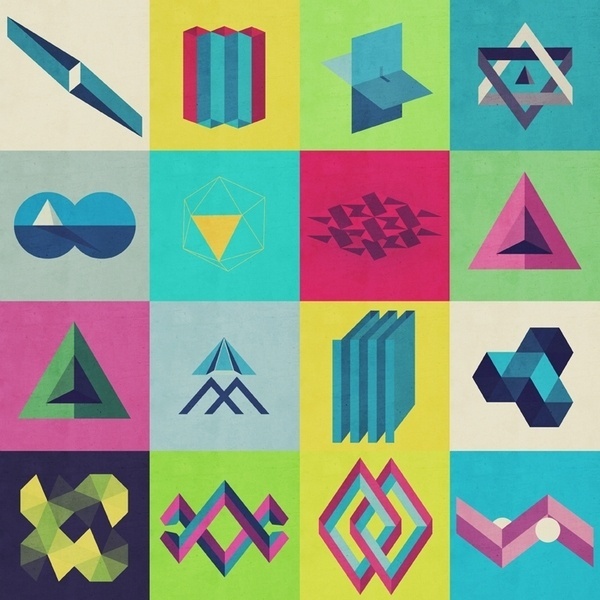 Arithmetic on the Behance Network #print #design #colour #fine
