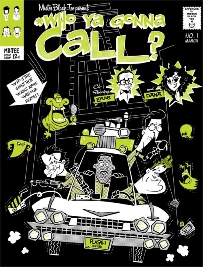 ilustración / dibujo, diseño web y camisetas | OFGMS | olivier fritsch gomez #ghostbusters
