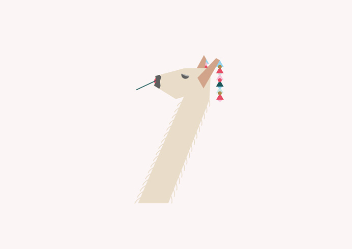 Travellers Numbers. 7 > San Pedro de Atacama (llama), Chile. #36Days_7 #36daysoftype02 #llama #desert #desierto #chile #sanpedrodeatacama #