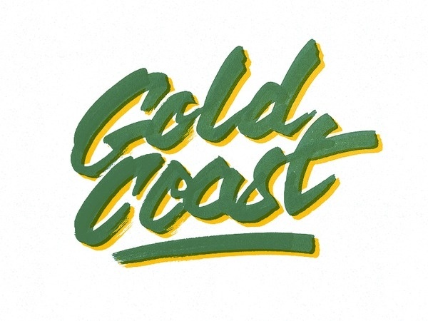 Gold Coast #dave #coleman #gold #coast #typography