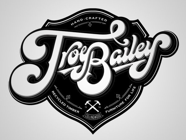 Assorted Monochromatic Type Logos #lettering #design #type #logo #typography