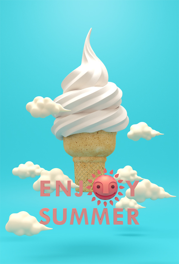 ENJOY SUMMER on Behance #ryeery