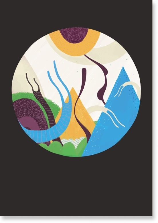 Dot by Gareth O'Brien #abstract #color #illustration #pill #poster