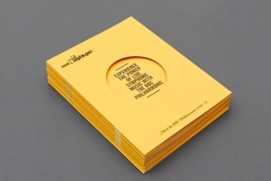 Design By Dave / Design & Art Direction #bbc #designbydave #design #manchester #graphic #philharmonic #diecut #brochure