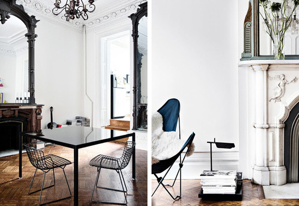 Eclectic interior #interior #chair #butterfly #design