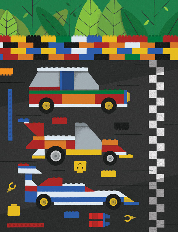Oh comely lego racing #graphic
