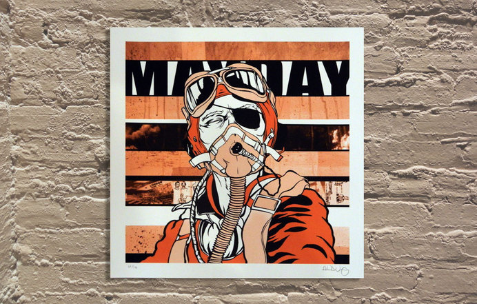 MayDay-Final #adam devareny #mayday #screen print