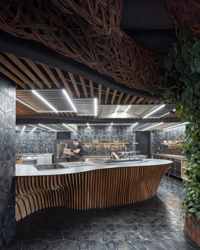 Steak Restaurant Housed in a Former Car Repair Shop, STK Restaurant