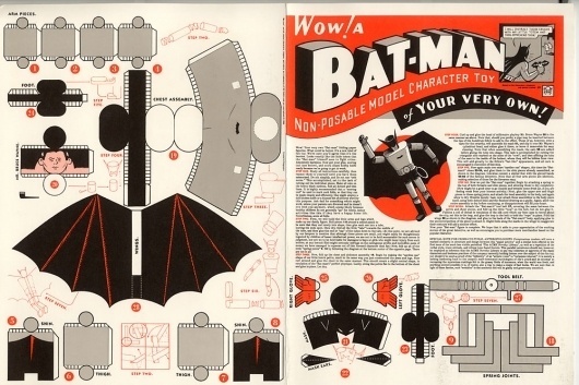 batman, paper model, novelty, paper, and model image inspiration on  Designspiration