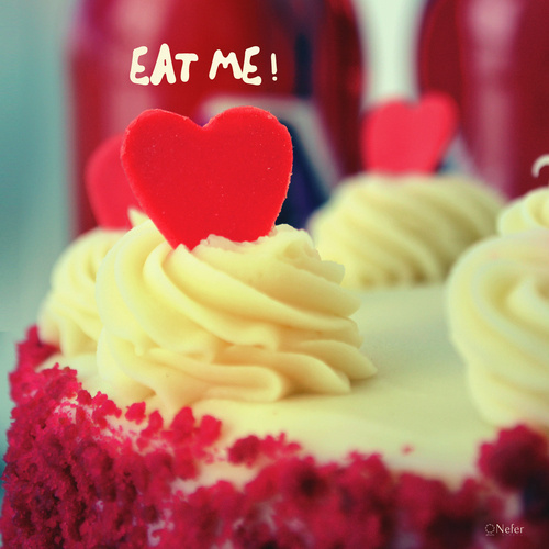 E A T ME! #cake #bakery #red #fairy #tale #birthday #love