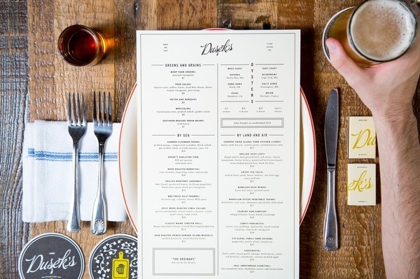 Dusek's : The Studio of Dan Blackman #menu #restaurant