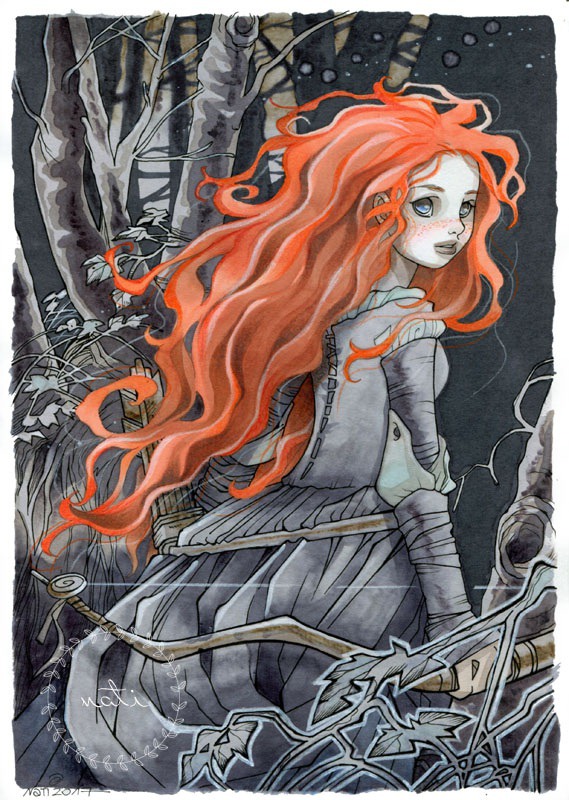 Merida – fan-art by nati