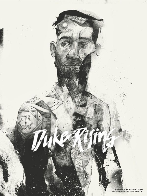 Duke Rising by Ayoub Qanir #illustration #character #pencil #drawing