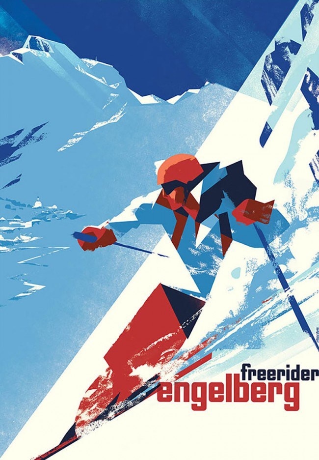 Art Deco Inspired Posters by Mads Berg