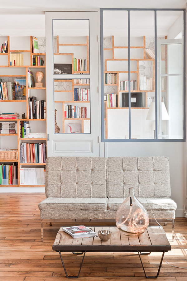dustjacket attic: Parisian Loft #bookcase