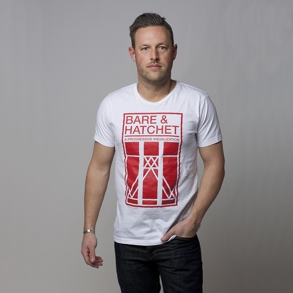 Geneva tee | Bare & Hatchet #swiss #geometry #apparel #geometric #shirt #grid #screen #fashion #helvetica #typography