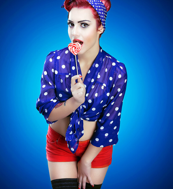 Pin Up Girl by Deniz Okan #inspiration #pin #photography #up