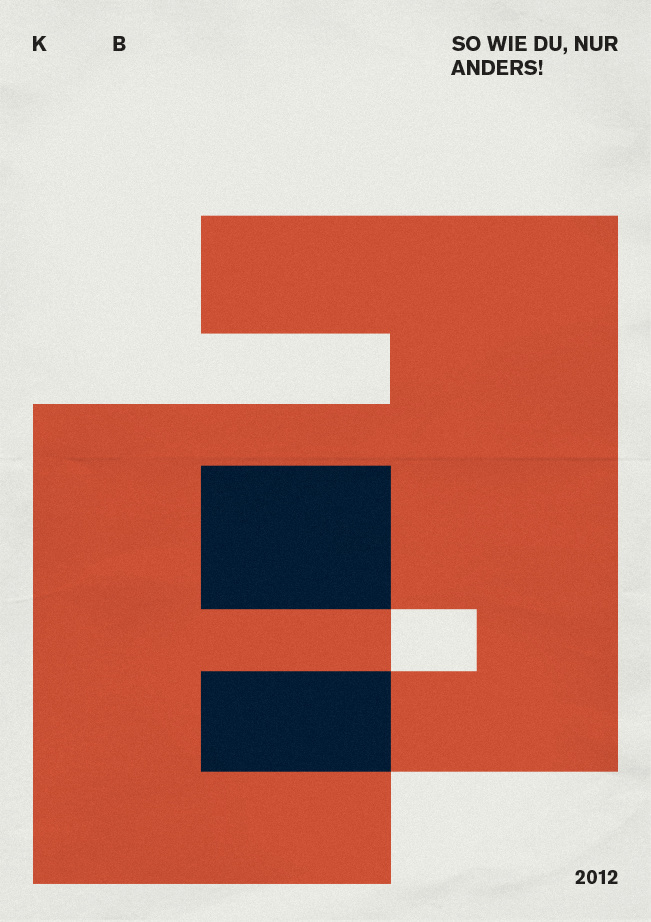 So wie du, nur anders! Posters on Behance