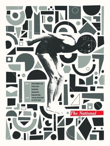 FFFFOUND! | GigPosters.com - National, The - Local Natives - Wye Oak #national