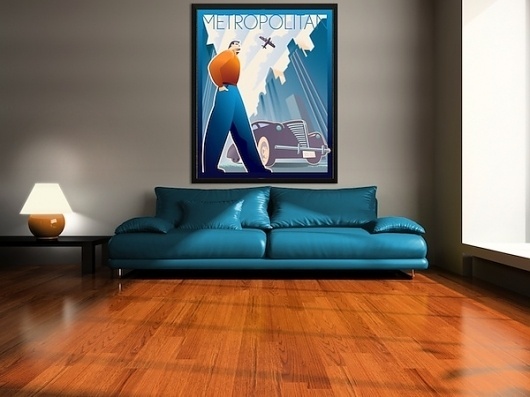 Art Deco inspirations #retro #illustration #art #poster #brier #david #deco