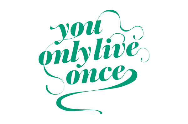 you only live once lettering #lettering #typography