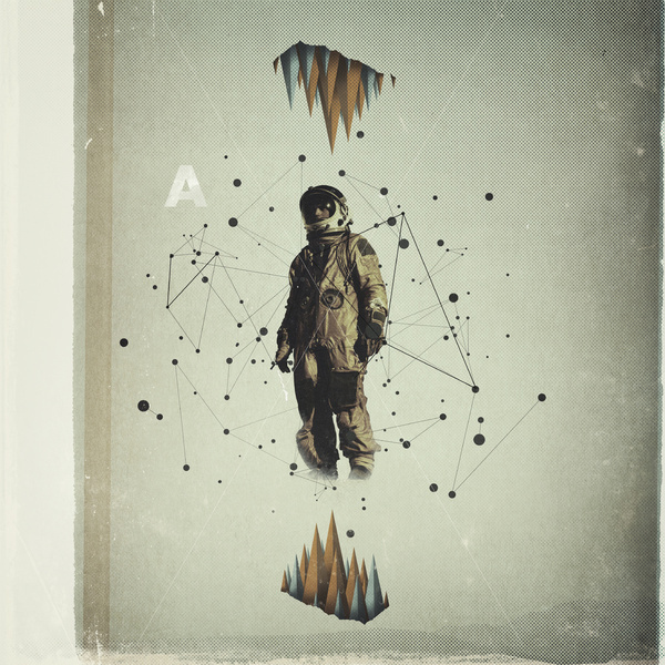 Vacancy Art Print #astronaut #design #graphic #collage