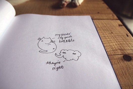 Blue Notes* : /// #blue #illustration #frompamm #notes