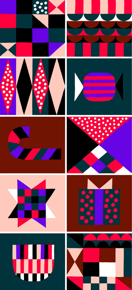 HannaKonola_ChristmasCalendar #christmas #illustration #color