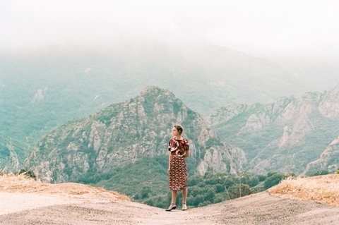 FFFFOUND! #fashion #mountains #girl