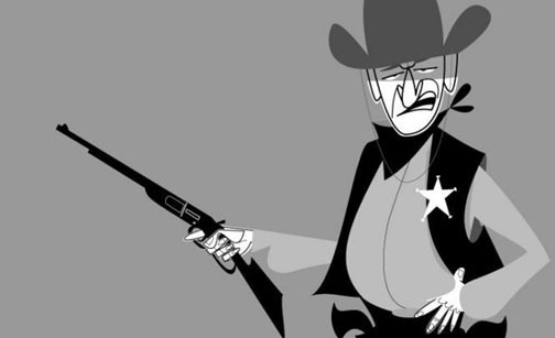 wayne_Jonas_Bergstrand.jpg 504×307 pixels #illustration #john #wayne