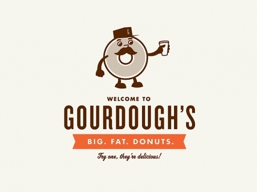 Identity | Cody Haltom | Design, Illustration & Art Direction #donuts #cody #gourdoughs #haltom #futu