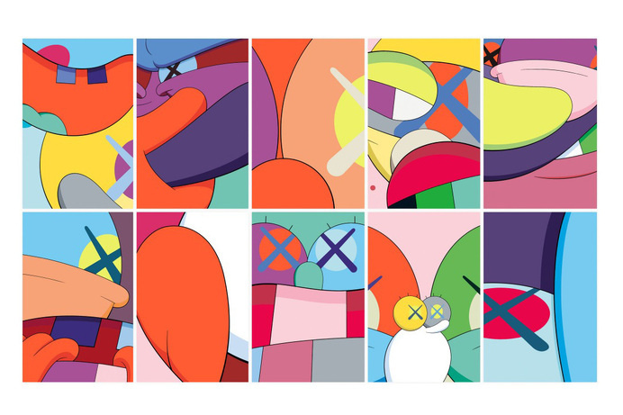 #kaws #painting #panel