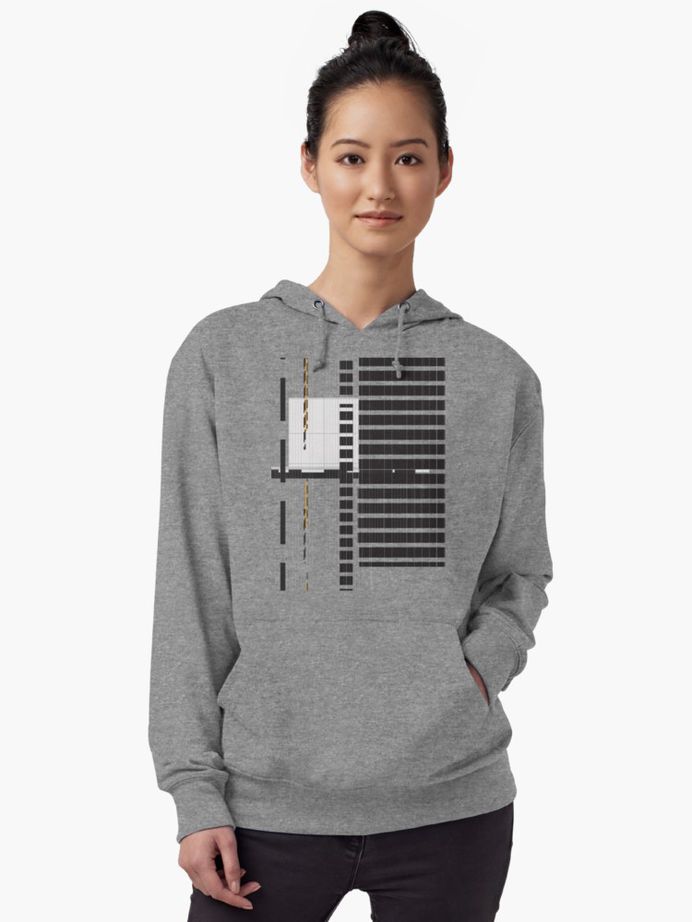 "Urban Graphic" Lightweight Hoodie by JimKeaton | Redbubble