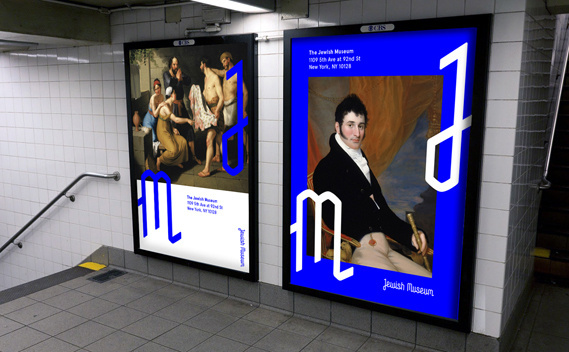 Creative Review - Sagmeister & Walsh rebrand New York's Jewish Museum #branding #logo #ad #promotion