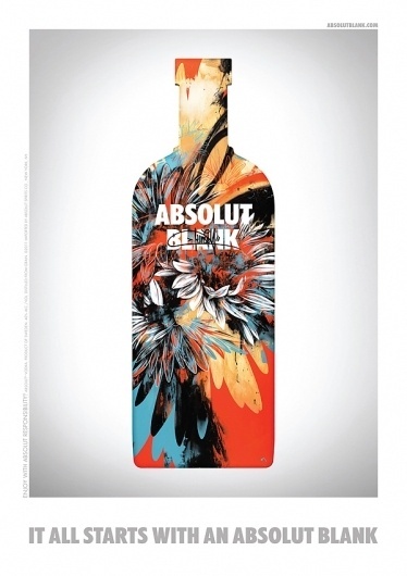 IdN™ POTM® — Kinsey for Absolut Campaign #vodka #bottle
